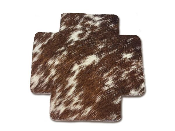 Coasters-Cross-Brown and White - Image 4